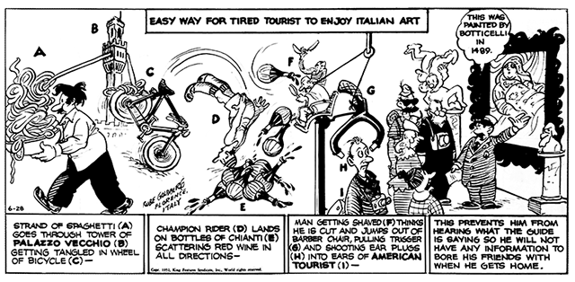 Rube Goldberg cartoon (Image via colum.edu)