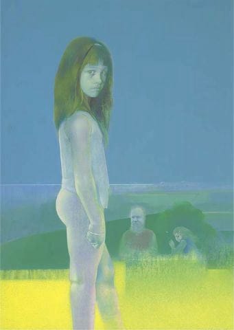 Graham Ovenden's "The Picnic" (Image via iamachild.wordpress.com)