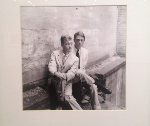 Wilbur Pippen, Untitled (Peter Harvey and Paul Thek in NYC), 1956,  Digital enlargement, collection of Peter Harvey (Photo by author)