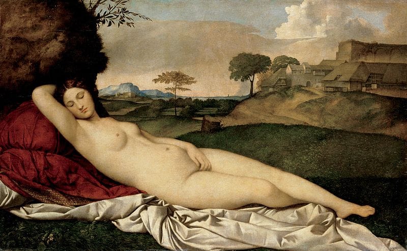 Sleeping Venus by Italian Renaissance painter, Giorgione