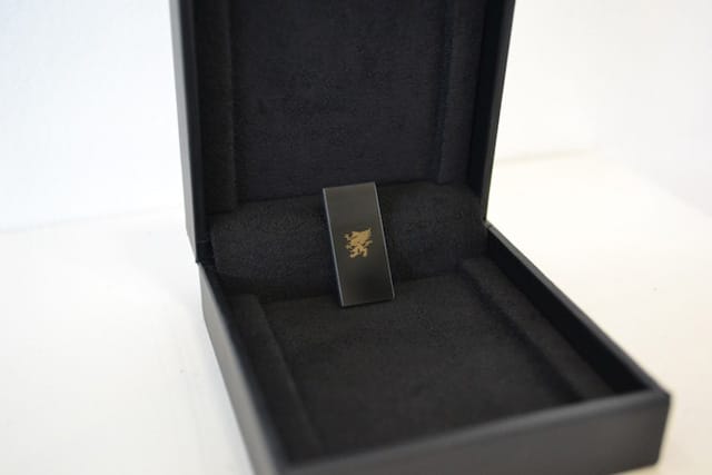 The limited edition Mobiado USB drive filled with digital art works is available at the Art F City booth at this year's Nada New York (photo courtesy Art F City)