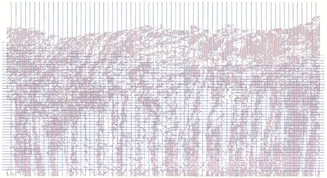 Bethany Johnson, "Woven Landscape 12" (2013) 