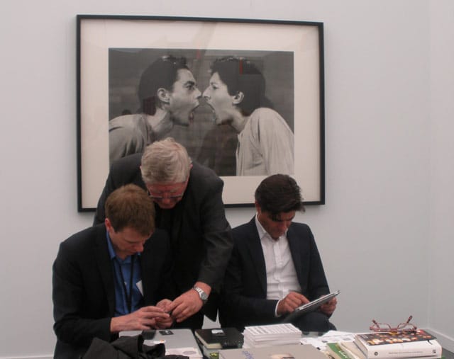 A booth at Frieze New York (all photos by the author for Hyperallergic)