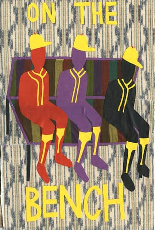 Elissa Goldstone and Eva LeWitt, "Playboy zine" (2011), collage and watercolor on paper, 11 x 16 inches (click to enlarge) (courtesy the artists) 