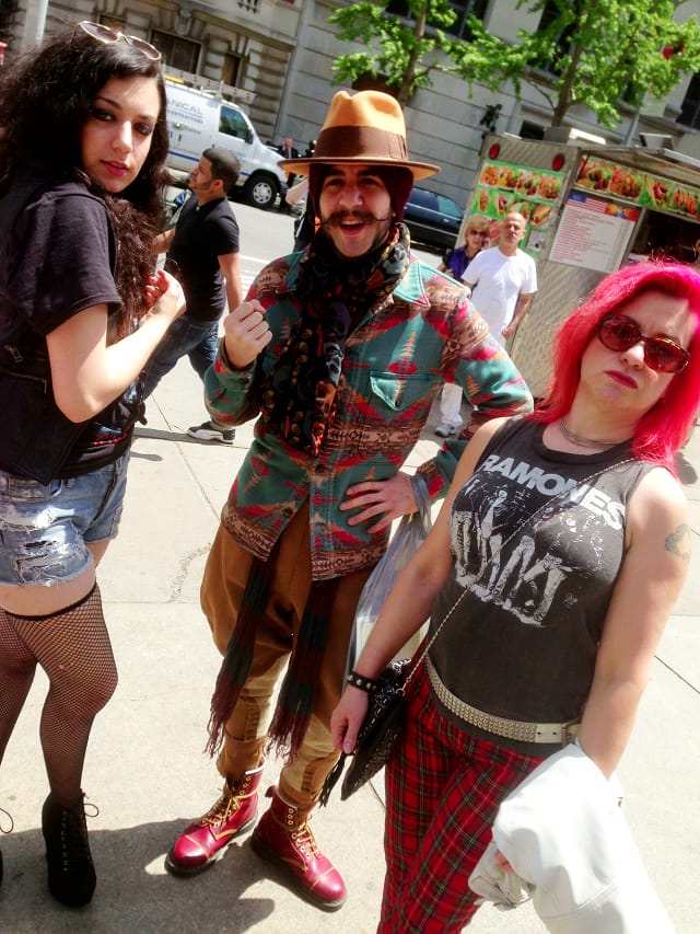 Hanging out at Punk OUT!