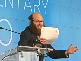 CEO/Zeega co-founder Jesse Shapins delivers a creative manifesto to the TFI Interactive audience (click to enlarge)