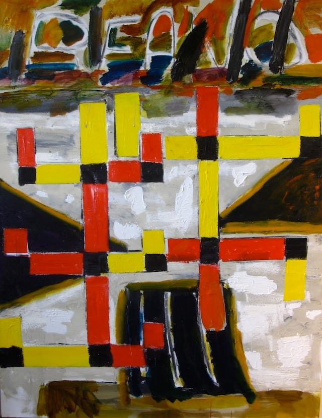 John Walker, "Looking Out to Sea II" (2012), Oil on Canvas, 84" x 66"