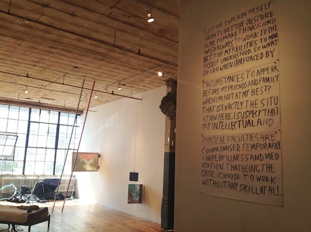 Matt Freedman, "The Devil Tricked Me" (2013), installation view