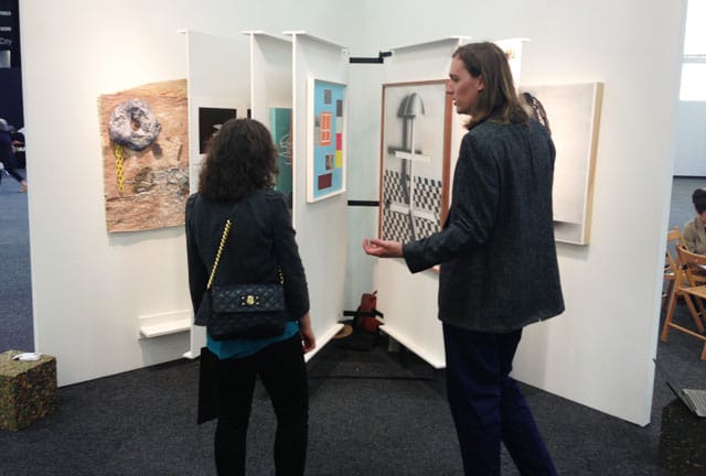 Brooklyn's Know More Games, while not exactly a gallery, shows all the members of the collective in a Philip Johnson-inspired flip gallery format.