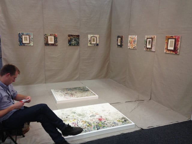 Nicolas Frank's display at Green Gallery.