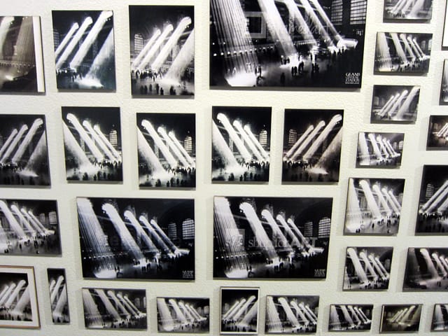 Penelope Umbrico,"Five Photographs of Rays of Sunlight in Grand Central Station, Grand Central Terminal" (2013), 512 c-prints