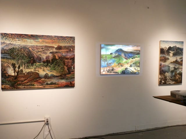 Installation view of Max Greis's Hunter College studio (all photos by author)
