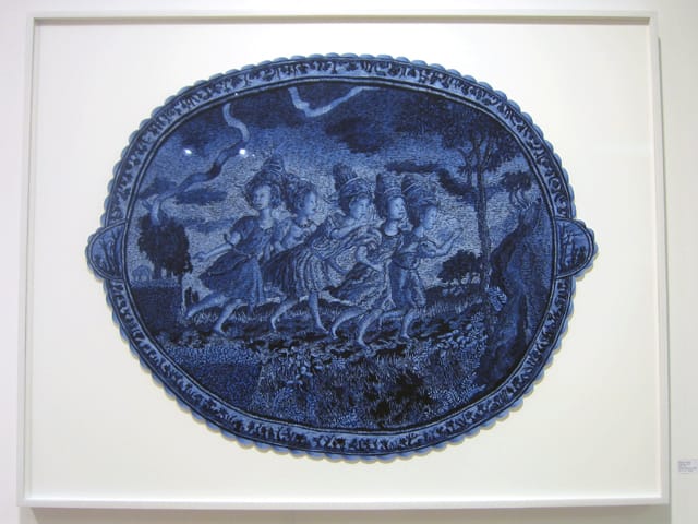 Marilyn Holsing, "Stampede" (2012), Flashe & acrylic on paper