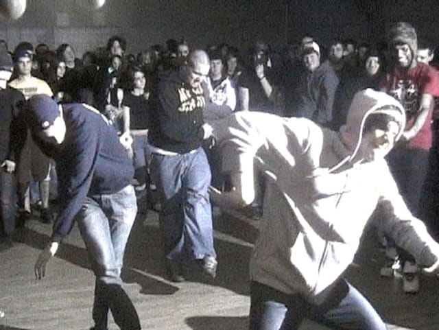 Jeremy Shaw, "Best Minds Part One" (video still) (2007), two-channel video installation with original score (courtesy the artist)