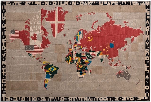 Alighiero Boetti, "Portare il mondo a Kabul"