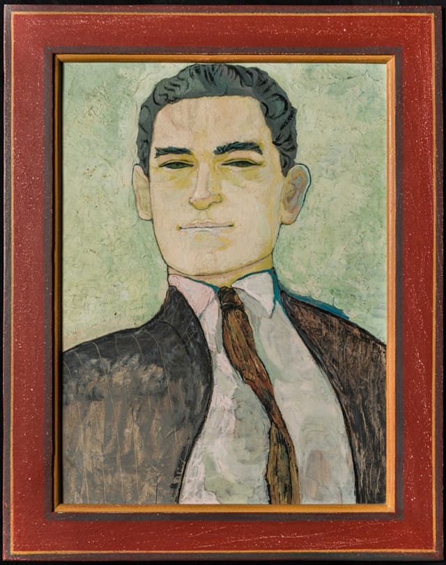 Tatiana Franchetti, "Ritratto di Giorgio Franchetti" (photograph by the author for Hyperallergic)