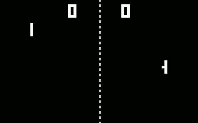 Pong (1972) is one of six video games (and one console) added to the Museum of Modern Art's video game collection (image via bavatuesdays.com)