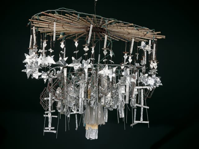 Emery Blagdon, "The Healing Machine" (untitled individual component) (c. 1955–1986), wire and mixed media, 37 x 30 x 27 in. John Michael Kohler Arts Center Collection.