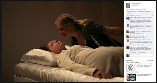 Canadian-Ukranian artist Taras Polataiko’s exhibition Sleeping Beauty at the National Art Museum of Ukraine in Kiev last year explored the notion of "living happily ever after," which is often associated in the popular imagination with marriage. (image via the artist)