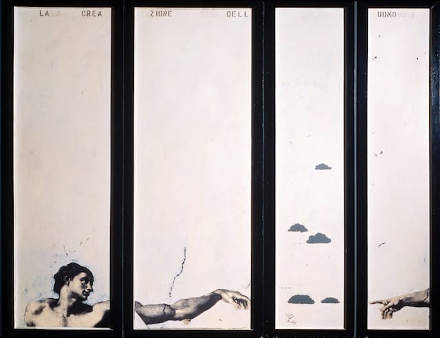 Tano Festa, "La creazione delluomo"