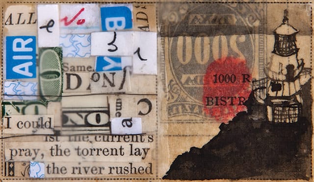 A spread from Karen Green's "Bough Down" (courtesy Siglio Press)