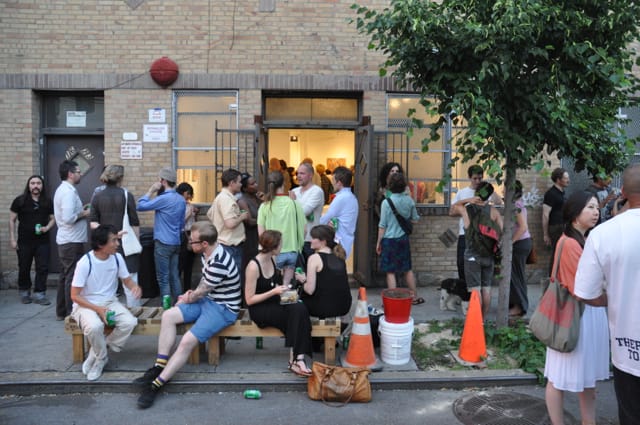 The streetscape outside the brand new Lorimoto gallery.