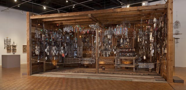 Installation view of Emory Blagdon: The Healing Machine at the John Michael Kohler Arts Center. (all images courtesy John Michael Kohler Arts Center, Sheboygan, Wisconsin)