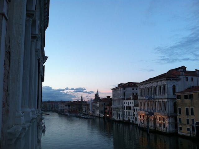 View of the Grand Canal