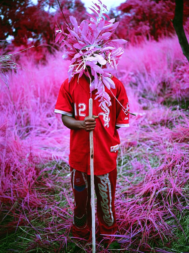 Richard Mosse, "Protection" (North Kivu, Eastern Congo, 2012), Digital C-print, 152 x 122 cm, edition of 2 (all images courtesy the artist and Jack Shainman Gallery)