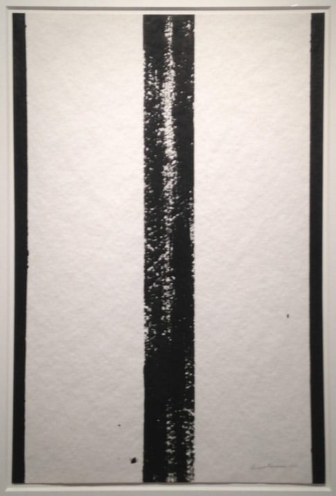 Barnett Newman, “Untitled” (1959), a work on paper offered by Dominique Lévy Gallery, New York