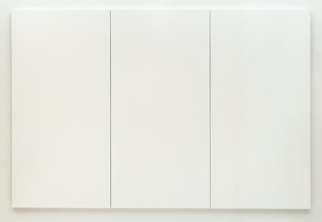 Robert Rauschenberg, "White Painting [three panel]" (1951) (image via sfmoma.org)