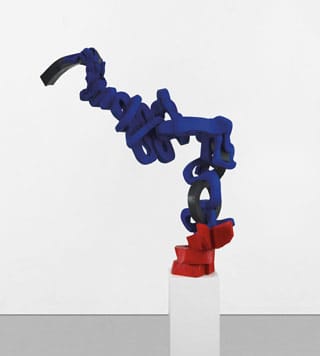 George Sugarman, "The Shape of Change" (1964), acrylic on wood, 890 x 60 1/2 x 35 1/2 inches