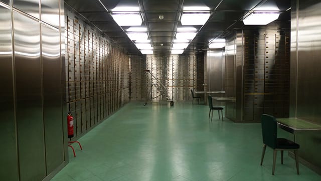 Banco Nacional Ultramarino in Lisbon, Portugal, where "Under Black Carpets" will be exhibited