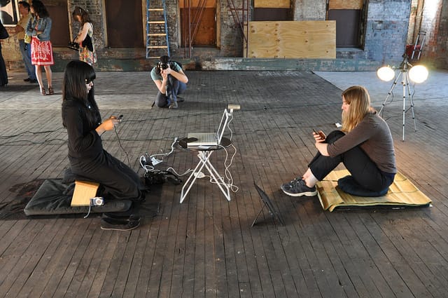 An Xiao, "The Artist Is Kinda Present," 2010. (image by Hrag via Flickr)