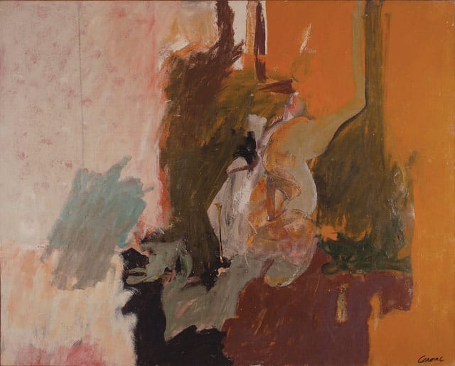 Nicolas Carone, "Ear of Earth" (c. 1960), oil on canvas, 48 x 60 in (© Estate of Nicolas Carone, courtesy Washburn Gallery, New York)