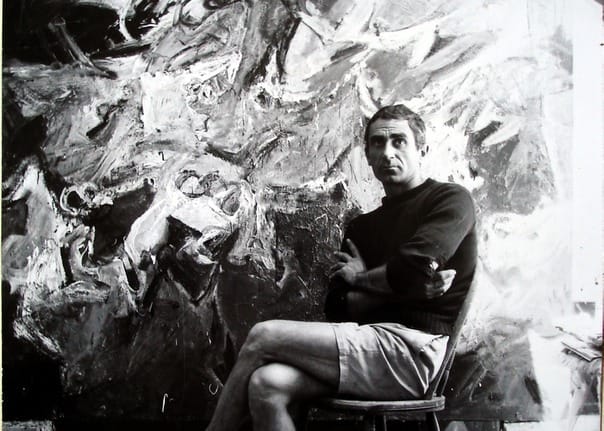 Nicolas Carone in his studio, New York, c. 1962? (© estate of Nicolas Carone)