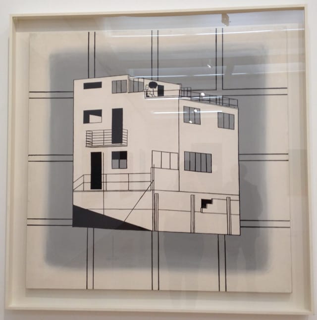 Patrick Caulfield, "Concrete Villa, Bruun" (1963)