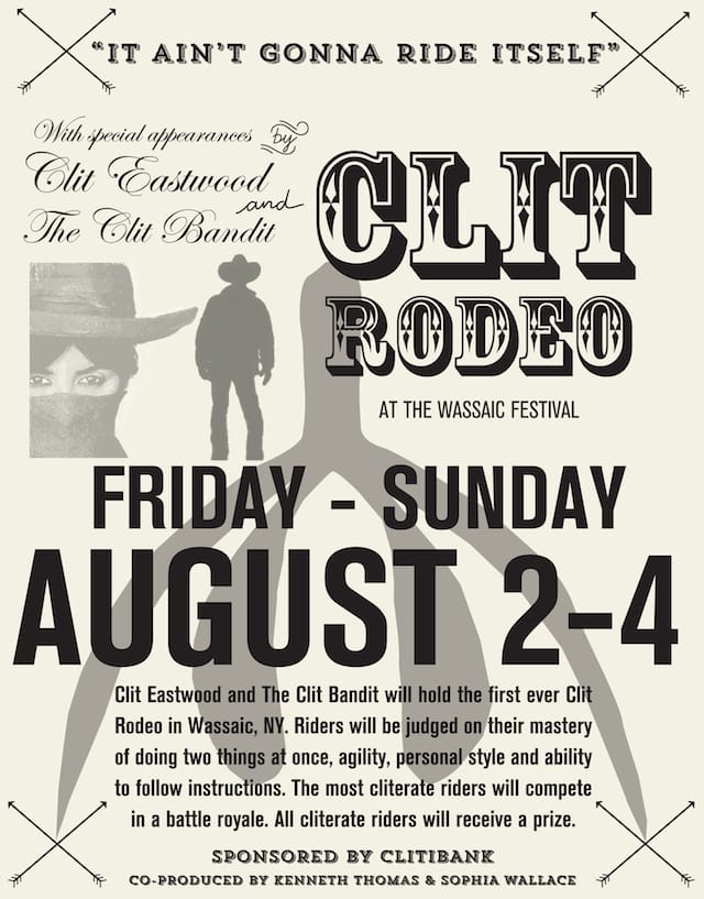 Poster for the CLIT Rodeo courtesy of Ms. Wal-Lez