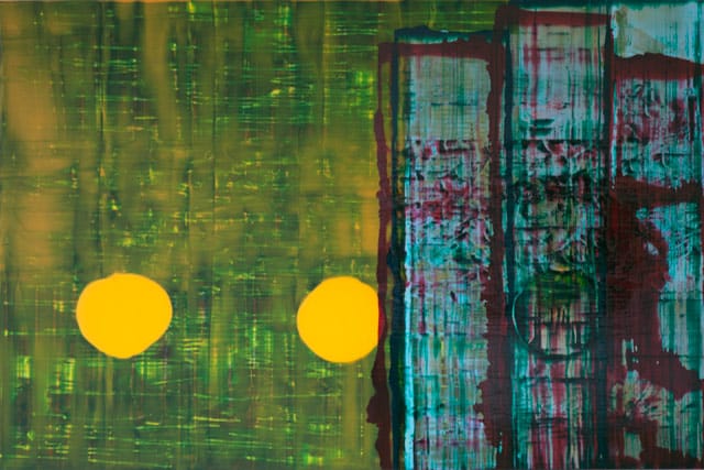 John Cronin, “Standard Deviation” (2012), oil on aluminium, 60 x 120 x 3 cm