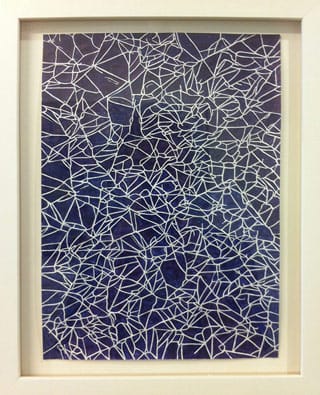 Lori Ellison, "Untitled" (2012), ink on notebook paper, 11 5/8 x 8 1/4 in (click to enlarge)