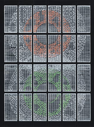 Shanti Grumbine, "In Formation Drawing #2" (click to enlarge)