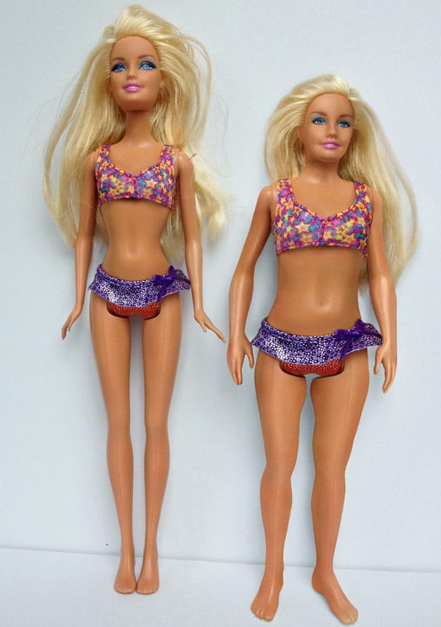 Nickolay Lamm's "normal" Barbie (via TK)