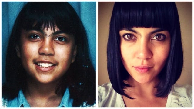 Jessica Rubenacker's "Reclaiming the Unibrow Selfie - Early Adolescence & Now"