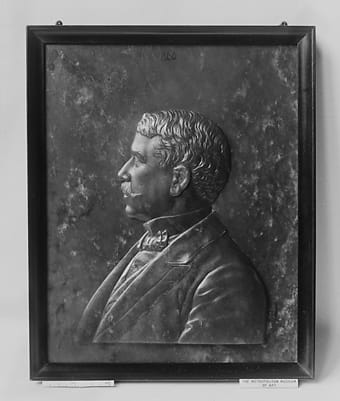 Portrait of Heber R. Bishop in jade (1898) (via Metropolitan Museum of Art)