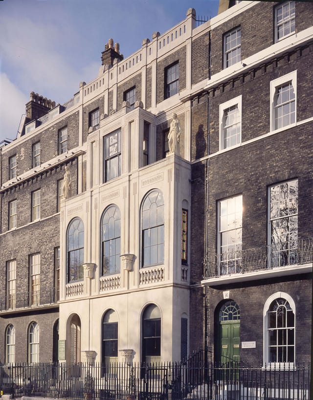 The exterior of Sir John Soane's Museum (all images courtesy of the Trustees of Sir John Soane's Museum, via Flickr)