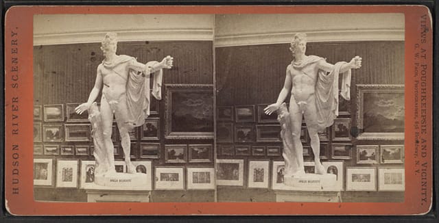 Art Gallery at Vassar College photograph by G.W. Pach (1875) (via New York Public Library)