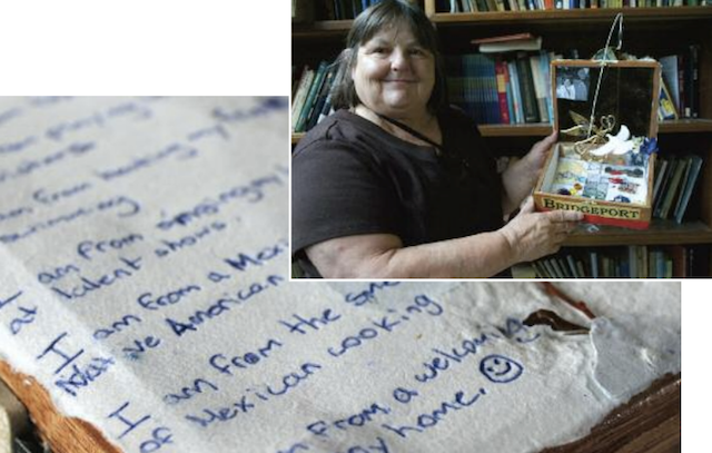 From the exhibition catalogue for "20 Neighborhoods" at Woman Made Gallery (courtesy of Woman Made Gallery)