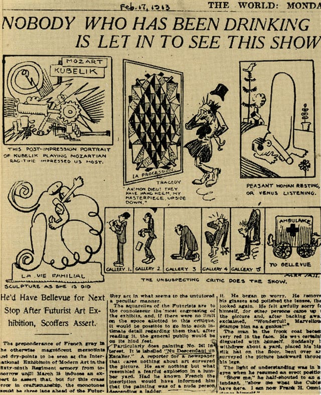 Alek Sass, “Nobody Who Has Been Drinking is Let in to See This Show.” New York World, February 17, 1913