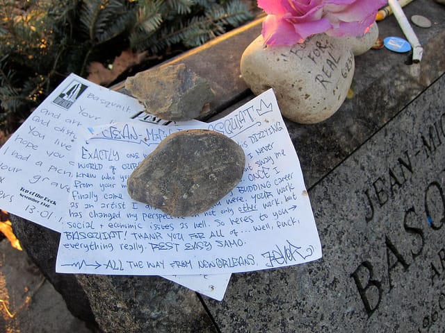 Grave of Jean-Michel Basquiat