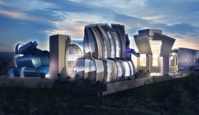 Gehry's design for the Museum of Tolerance (courtesy Simon Wiesenthal Center)